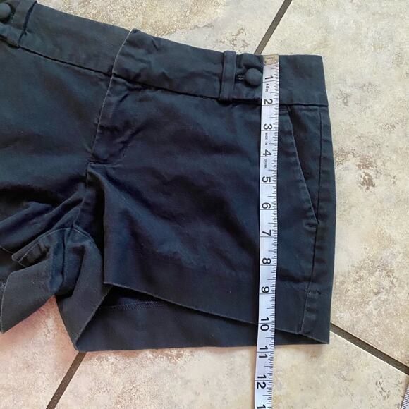 Banana Republic Black Cotton Blend Shorts size 2 - Picture 5 of 13